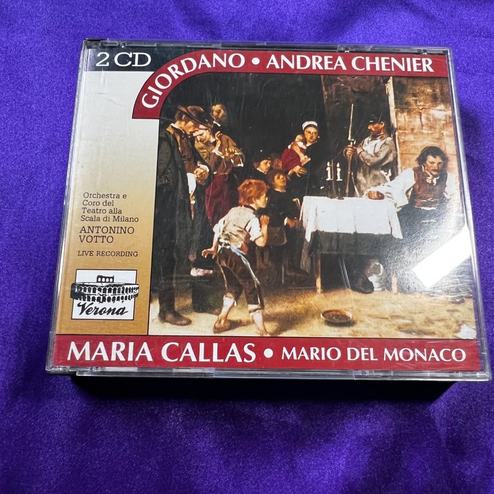 📌Giordano: Andrea Chenier by Maria Callas - Mario Del Monaco